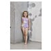 Dívčí plavky COLOR KIDS Swimsuit W. Application, lavender mist