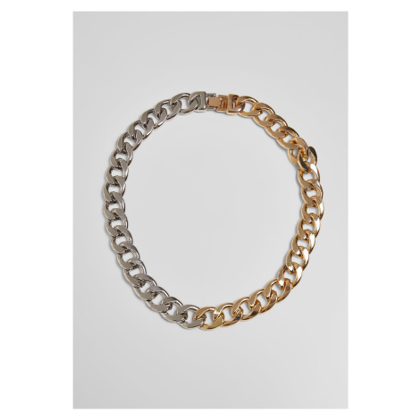 Dvoubarevný náhrdelník - zlaté a stříbrné barvy Urban Classics