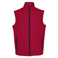 SOĽS Race Bw Men Pánská softshelová vesta SL02887 Pepper red