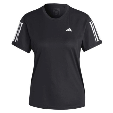 adidas OWN THE RUN TEE Dámské běžecké tričko, černá, velikost