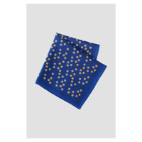 ALTINYILDIZ CLASSICS Men's Navy-Yellow Patterned Navy Blue Yellow Classic Handkerchief