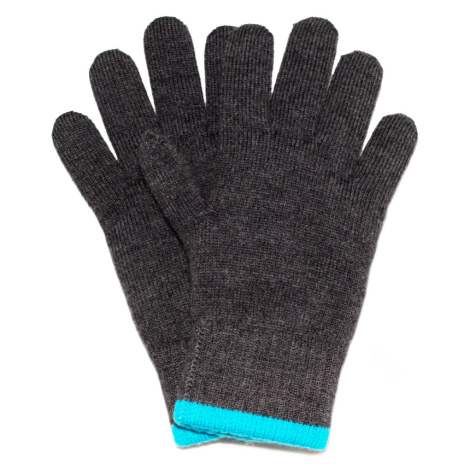 Merino rukavice Grey/Turquoise L-XL
