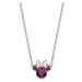Disney Nádherný stříbrný náhrdelník Minnie Mouse NS00006SFEBL-157