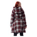 kabát dámský Poizen Industries - VAIL - RED/WHITE CHECK