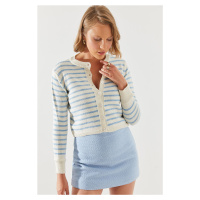 Bianco Lucci Striped Sweater