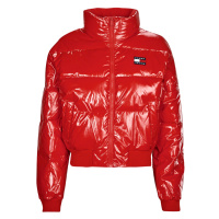 Tommy Jeans TJW BADGE GLOSSY PUFFER Červená