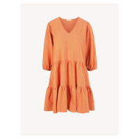šaty oranžová