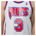 Mitchell & Ness New Jersey Nets #3 Drazen Petrovic white Swingman Jersey
