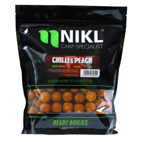 Nikl Ready Boilie Chilli & Peach Hmotnost: 1kg, Průměr: 15mm