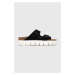 Semišové pantofle Birkenstock X PAPILLIO Arizona PAP Chunky dámské, černá barva, na platformě, 1