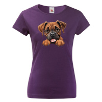 Dámské tričko Boxer - tričko pro milovníky psů