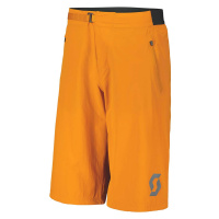 SCOTT Cyklistické kalhoty krátké bez laclu - TRAIL VERTIC - oranžová