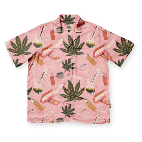 The Dudes Trippin Hawaiian Shirt Muži - Trička The Dudes - Růžová - 204062-XL - Size: