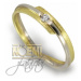 Zlatý prsten s briliantem 0032 + DÁREK ZDARMA
