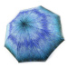 Modrý barevný vystřelovací dámský holový deštník Carpetta Doppler