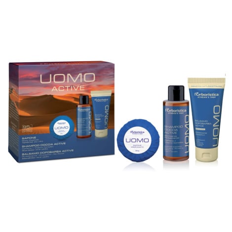 Erboristica Uomo Active kosmetická sada pro muže