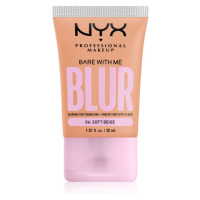 NYX Professional Makeup Bare With Me Blur Tint hydratační make-up odstín 06 Soft Beige 30 ml