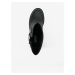 Černé dámské kotníkové boty s ozdobnými pásky Guess