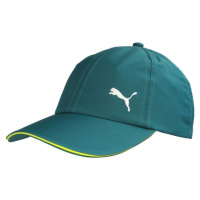 Puma ESSENTIALS RUNNING CAP Sportovní kšiltovka, tmavě zelená, velikost