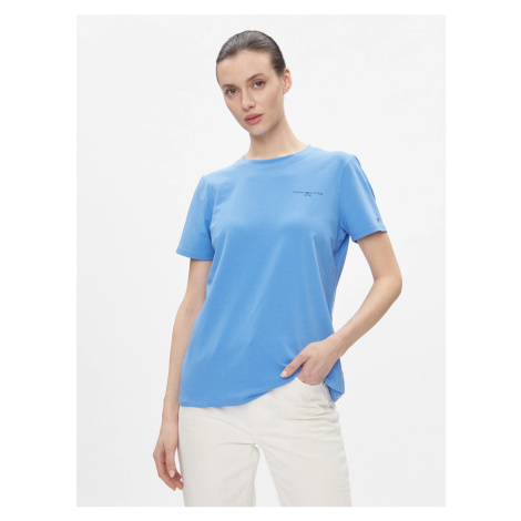 Tommy Hilfiger dámské modré tričko 1985