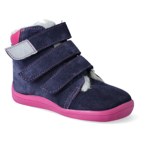 Barefoot dětské sandály Beda - Janette růžové