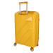 Cestovní plastový kufr Voyex velikosti L, žlutý