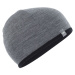 Icebreaker POCKET HAT Všestranná čepice z merina, tmavě šedá, velikost