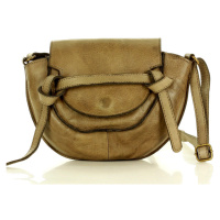 Sedlová kabelka kožená listonoška messenger bag