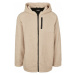 Hooded Sherpa Zip Jacket - darksand