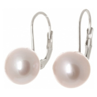 Dámské stříbrné perlové naušnice STNAU0969F
