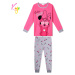 Dívčí pyžamo - KUGO KP9972, růžová / šedá Barva: Růžová