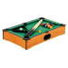 GamesPlanet® 11759 Mini kulečník pool s příslušenstvím 51 x 31 x 10 cm, světlý