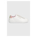 Kožené sneakers boty Karl Lagerfeld Kupsole III bílá barva, KL61073