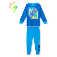Chlapecké pyžamo - KUGO MP3782, modrá / petrol Barva: Modrá