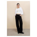 DEFACTO 90's Wide Leg High Waist Wide Leg Long Jean Trousers