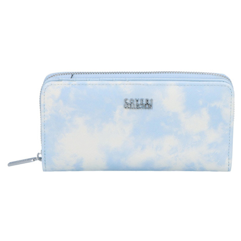 Trendová koženková peněženka Coveri Rita, světle modrá