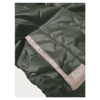 Dámská bunda v khaki barvě se šňůrkami na bocích model 19456855 - S'WEST