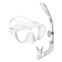 Potápěčský set maska a šnorchl Mares Combo Tropical, bílá