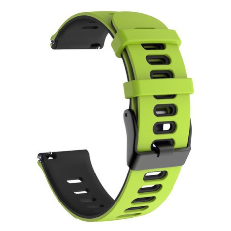 4wrist Silikonový řemínek pro Garmin 20 mm - Lime Green