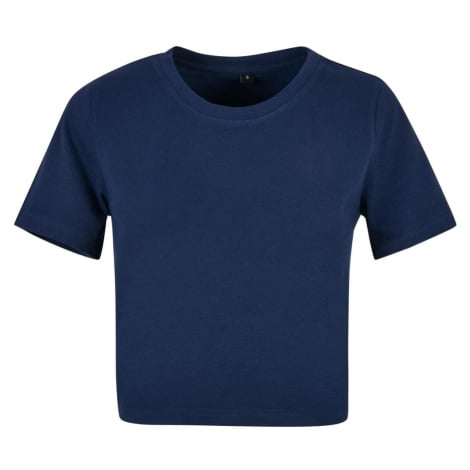 Build Your Brand Dámské crop top tričko s krátkým rukávem