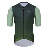 HOLOKOLO Cyklistický dres s krátkým rukávem - INFINITY - zelená