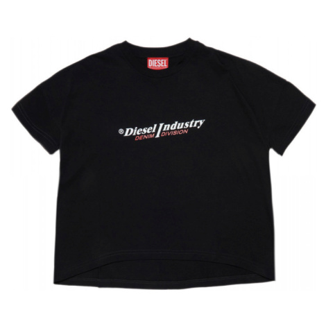 Tričko diesel texvalind t-shirt černá