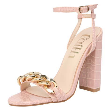 Dorothy Perkins Páskové sandály zlatá / světle růžová