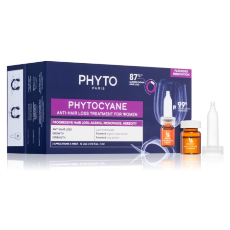 Phyto Phytocyane Anti-Hair Loss Treatment For Women cílená péče proti vypadávání vlasů pro ženy 