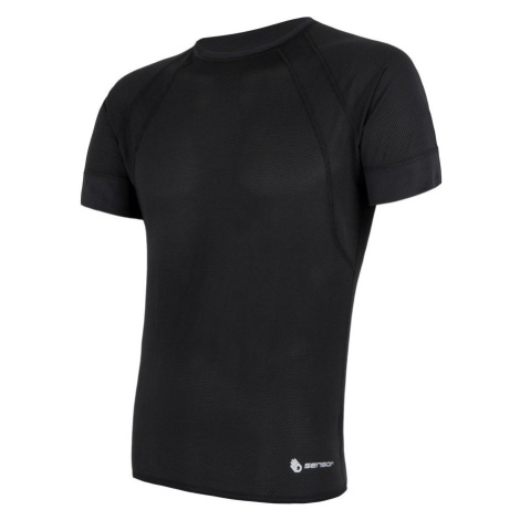 Sensor Coolmax Air pánské tričko krátký rukáv Černá