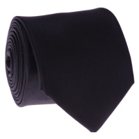 Chattier Pánská jednobarevná kravata Thomas černá Černá