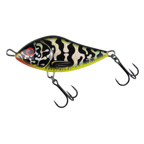 Salmo wobler limited edition slider sinking holographic green pike - 12 cm