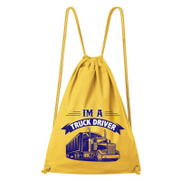 DOBRÝ TRIKO Bavlněný batoh s potiskem Truck Barva: Žlutá