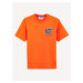 Oranžové pánské tričko Celio University of Florida