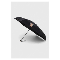 Deštník Moschino černá barva, 8351 SUPERMINIA